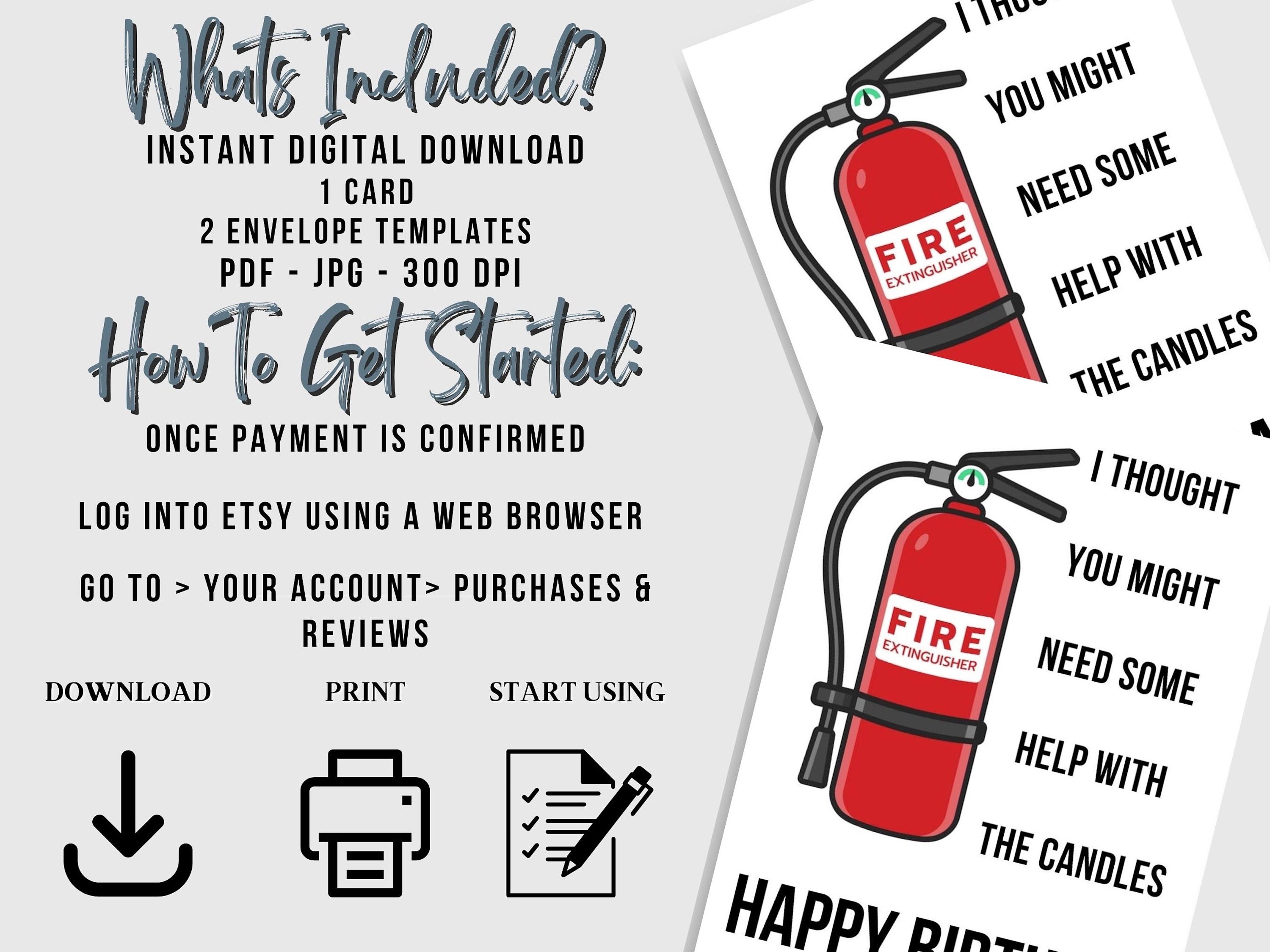 Printable Birthday Card, Funny Printable Card With Printable Envelope ...