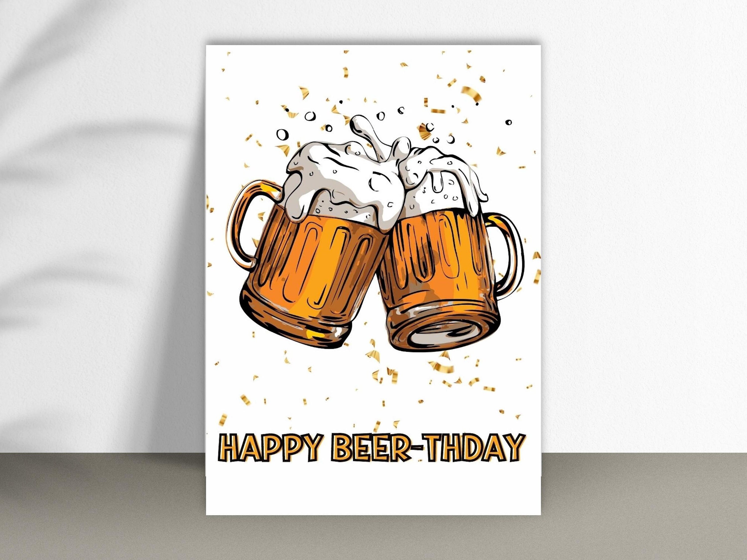 Printable Birthday Card, Funny Printable Card With Printable Envelope ...