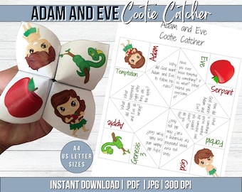 Attrape-cootie Adam et Eve : créations en papier pour une histoire biblique (PDF)