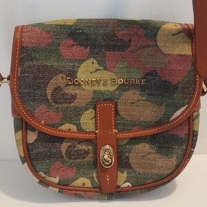 Dooney Bourke Duck Camo Purse Gently Used Etsy