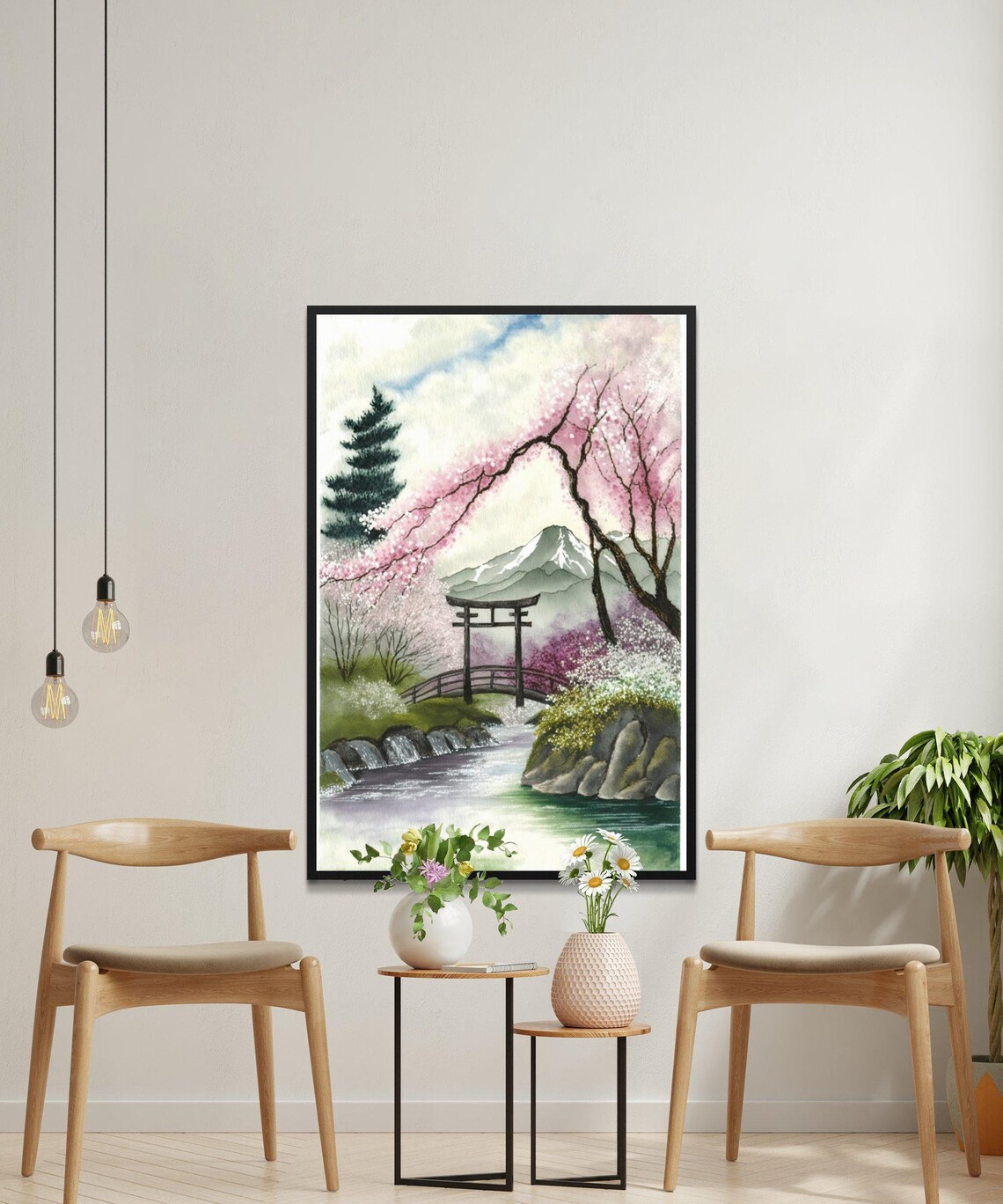 Large Botanical Wall Art Printable Home Decor Botanical Etsy