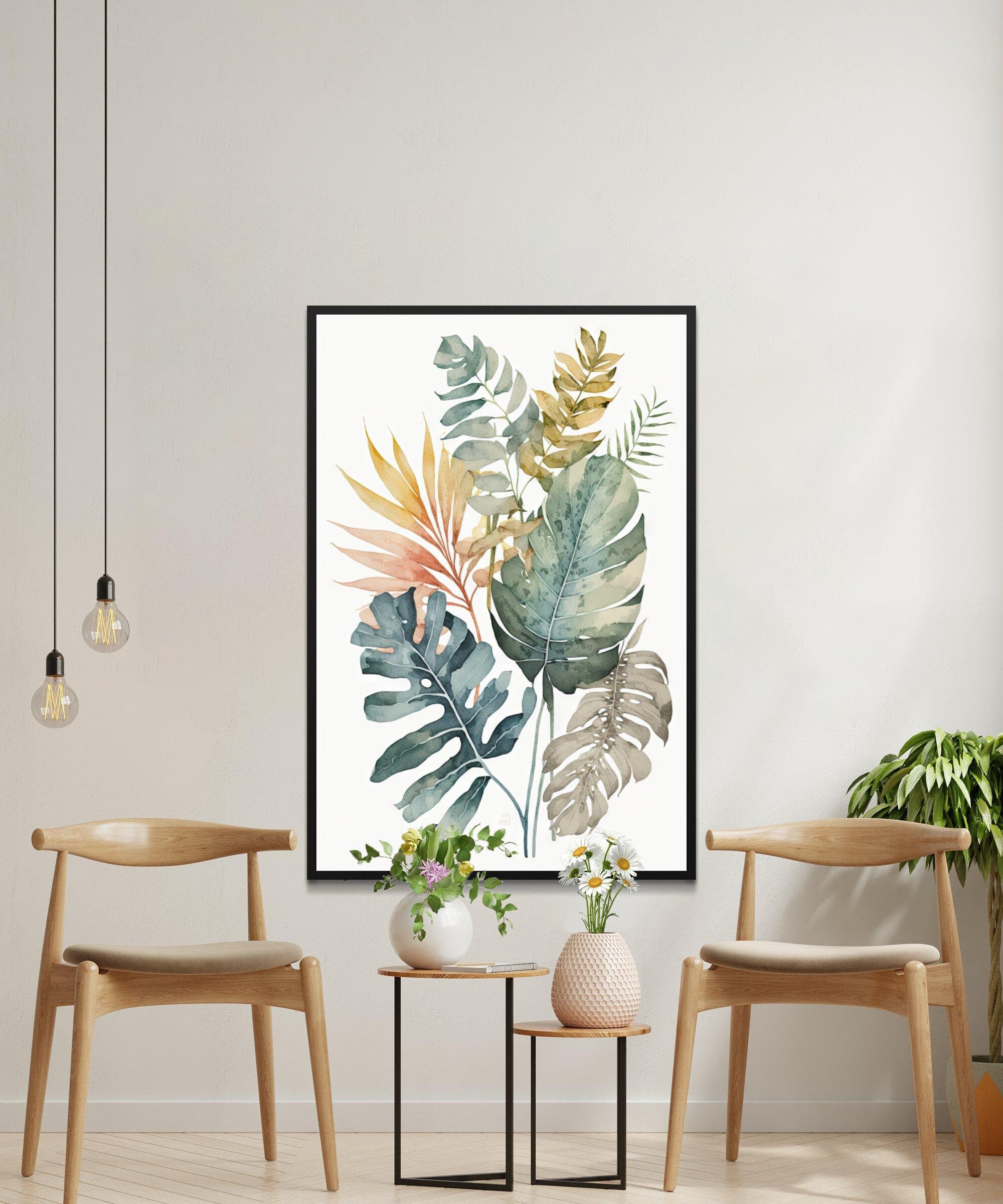Large Botanical Wall Art Printable Home Decor Botanical Wall Art for ...
