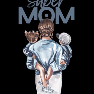Super Mom Digital Télécharger PNG