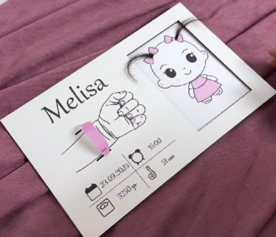 Baby's First Hair Svg, Baby's Hospital Bracelet, First Hair and