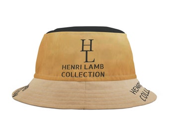 Henri Lamb Collection classic unisex Bucket Hat (AOP). Perfect for (spring/summer/fall) lounging.