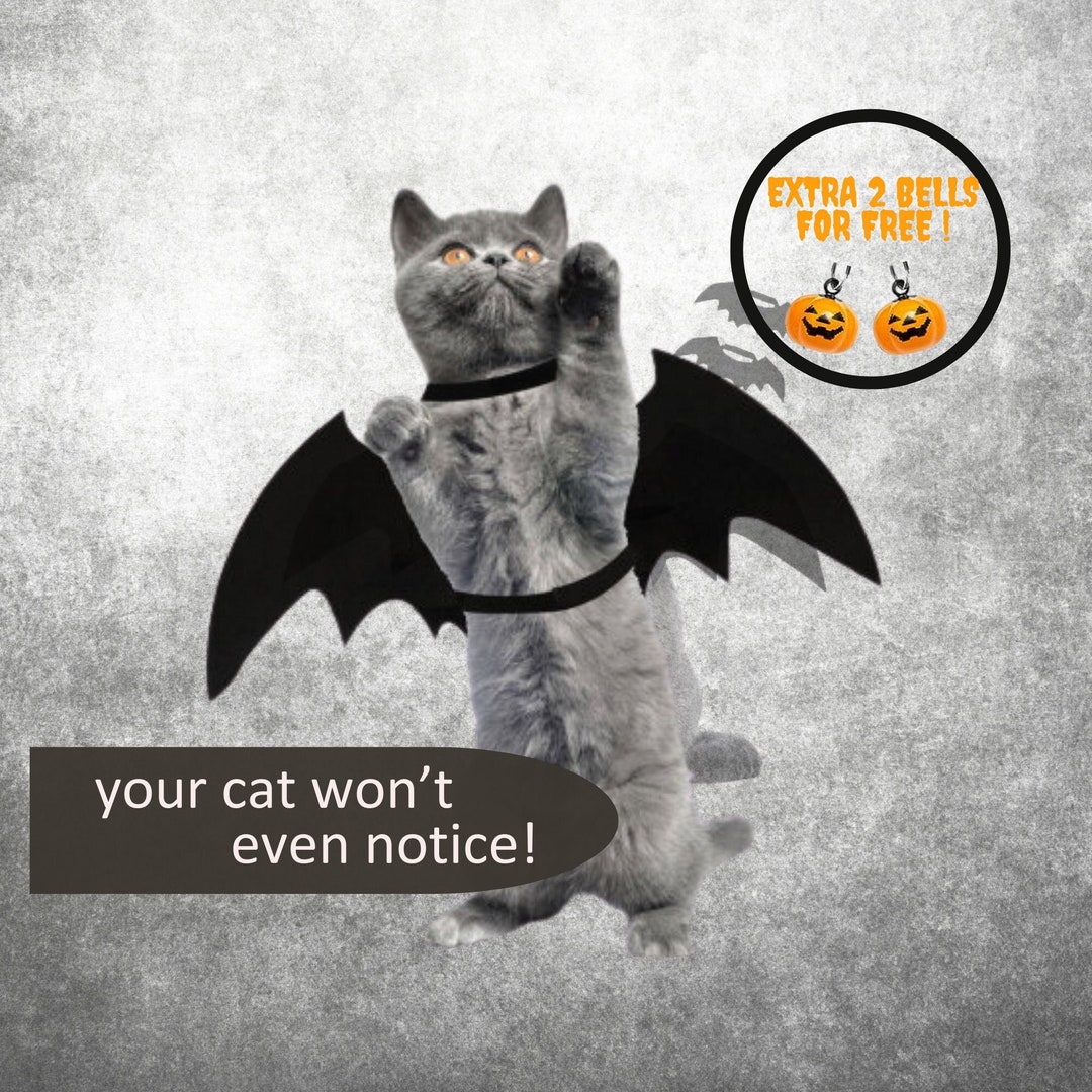 Halloween Bat Wings for Cat Costume for Halloween Cat Dress up - Etsy