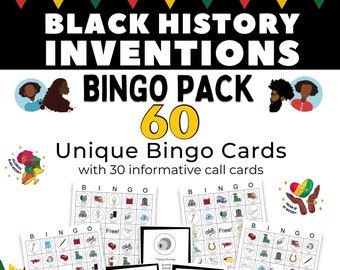 Black History Month - Uppfinningsbingo