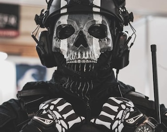 Full Mask Of Ghost - Operator ghost mask codMW2 airsoft or cosplay V1