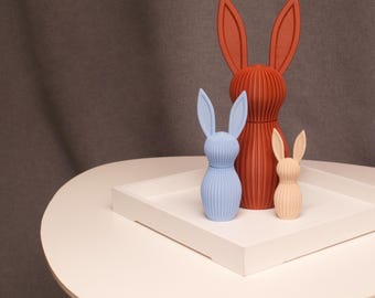 Minimalist Easter Bunny – Modern Easter - Elegant & Japandi style – Scandinavian spring decoration