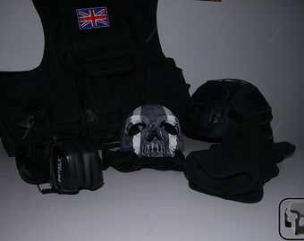 Full set of ghost. Airsoft or cosplay