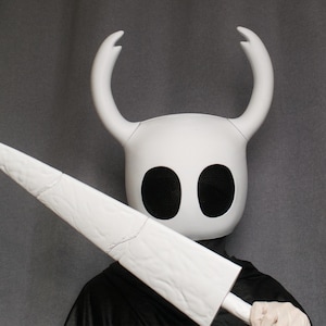 Little Ghost, Knight Cosplay, Mask and nail combo, Halloween Mask