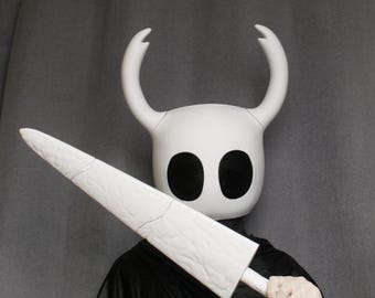 Little Ghost, Knight Cosplay, Mask and nail combo, Halloween Mask