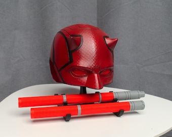 Daredevil Mask Born Again - Movie Accurate - Custom Cosplay Mask, Daredevil Costume Accessory, 3D Printed Cosplay