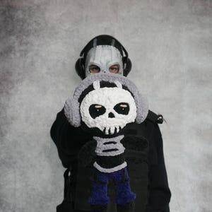 Crochet Operator Ghost Plush Toy | Handmade by GhostShopOG