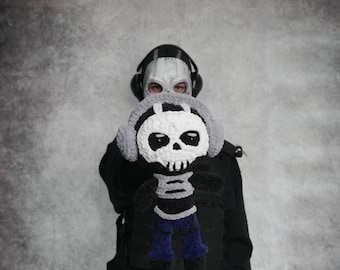 Crochet Operator Ghost Plush Toy | Handmade by GhostShopOG