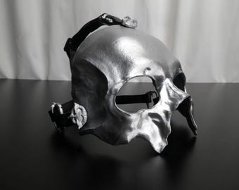 Papa Emeritus V - Papa 5 - Perpetua - Premium Papa V Perpetua Skeleta - Skeleta Half Adjustable Mask - Skeletour - Cosplay - Halloween