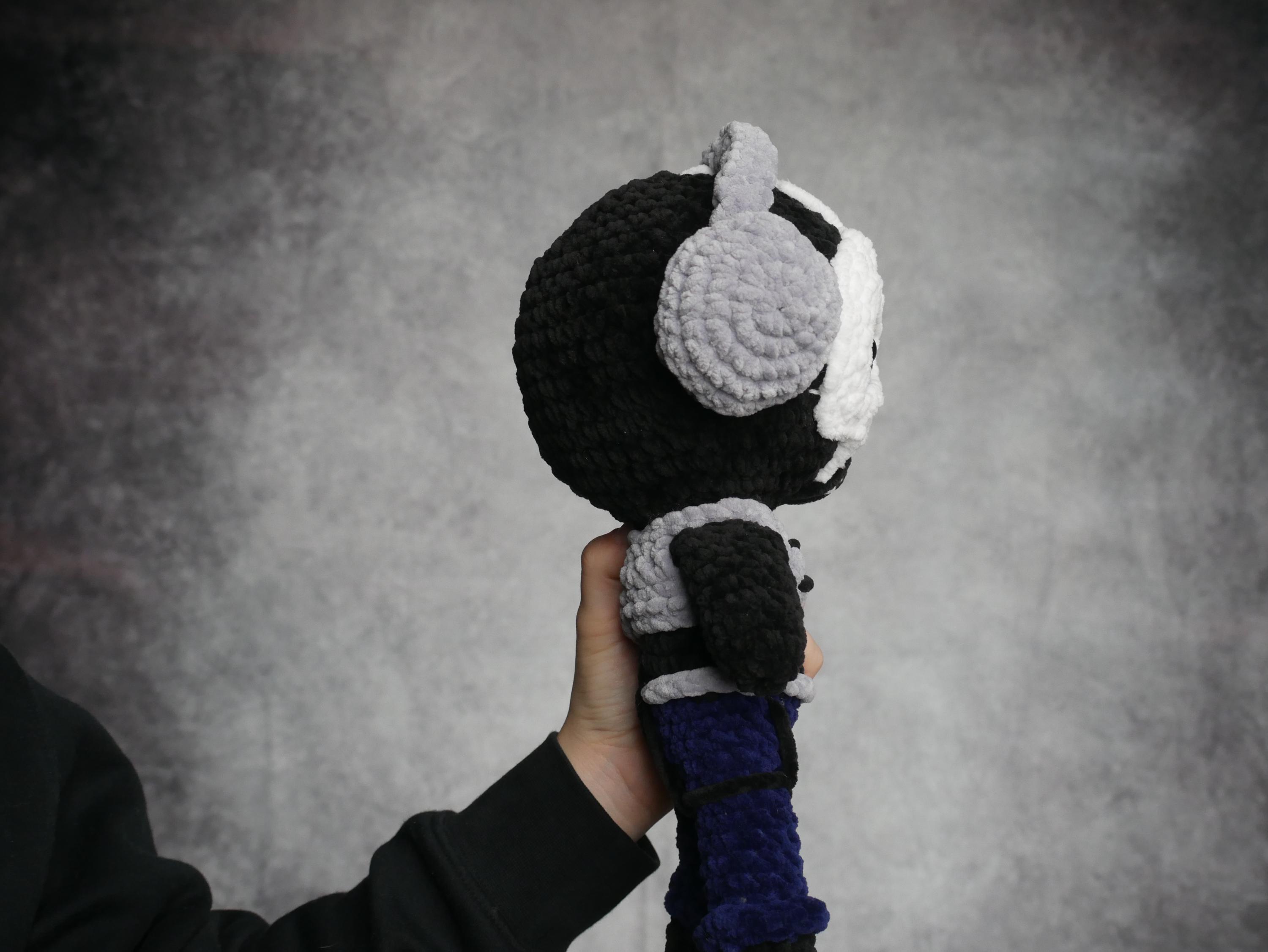 Crochet Operator Ghost Plush Toy | Handmade by Ghostshopog - Etsy