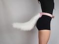 Hypermotion Tail with Faux Fur – Flexible Premium Customizable Comfortable Fursuit & Cosplay Tail, 60 cm / 24"