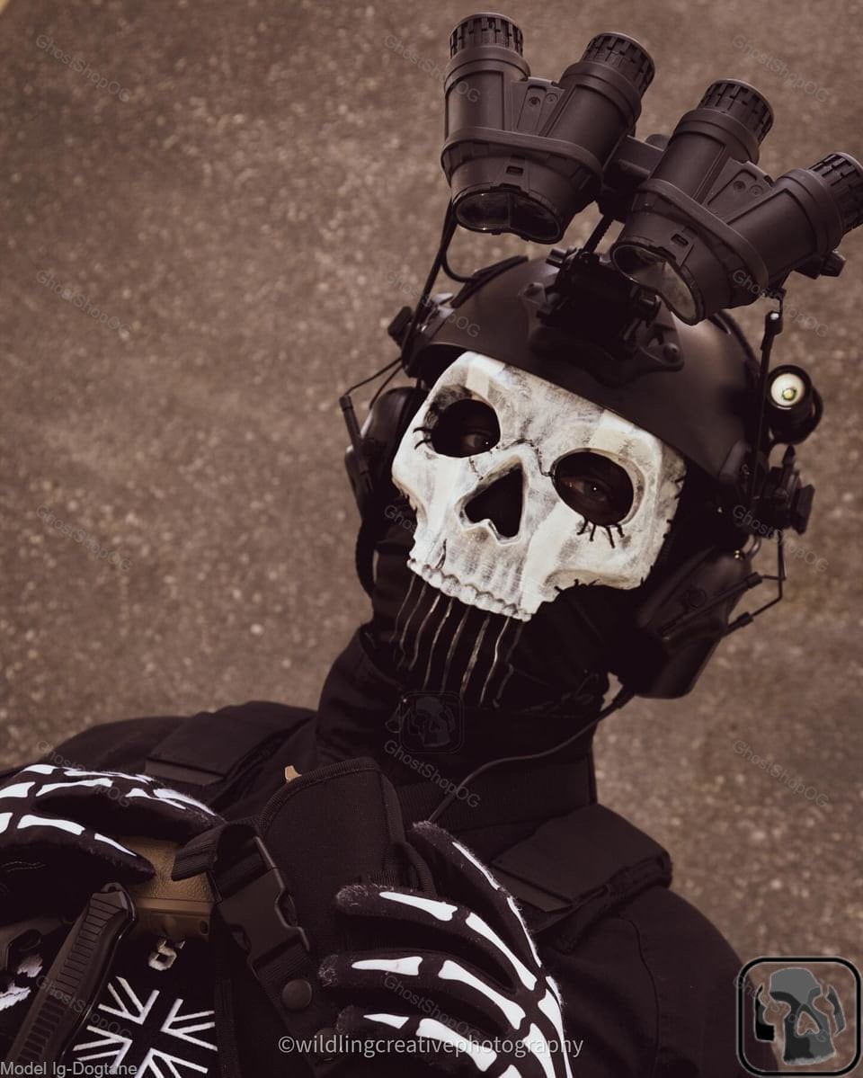 クラフィ 名古屋オフイベ　棒倒し参加者　マスク Ghost Mask - Operator Ghost By GhostShopOG V3バージョン - Etsy 日本