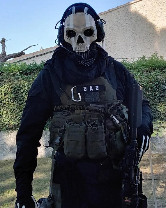 XMAS Full Mask Of Ghost Call of Duty Operator ghost mask -  Italia
