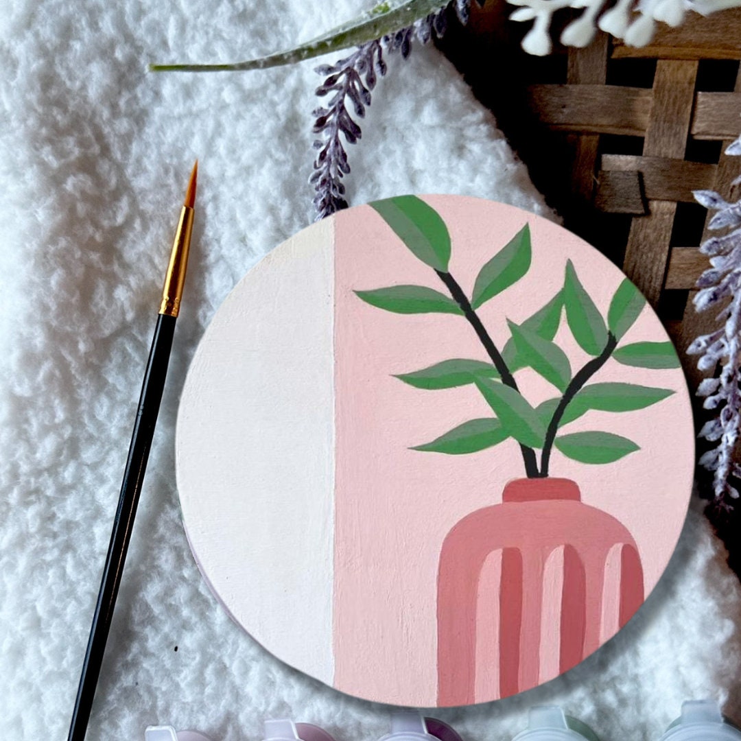 BOTANICAL Paint by Number Wall Decor Craft Kit for Mom Paint by Number