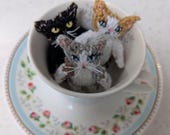 Cute Knitted Cat Pattern With Images - Instant Digital Download (in MS Word and PDF file formats)