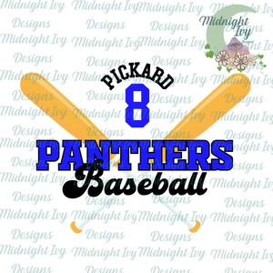 Baseball Mascot Png Shirt Customizable Digital Download