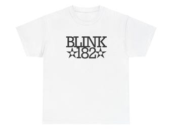 Blink-182 Unisex Heavy Cotton Tee, Perfect for Concerts, Gifts for Music Lovers, Vintage Apparel, Everyday Wear, Graphic Tee