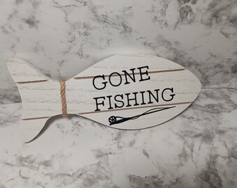 Gone Fishing Catch You Later Sign Gnome Sign Farmhouse Decor - Etsy