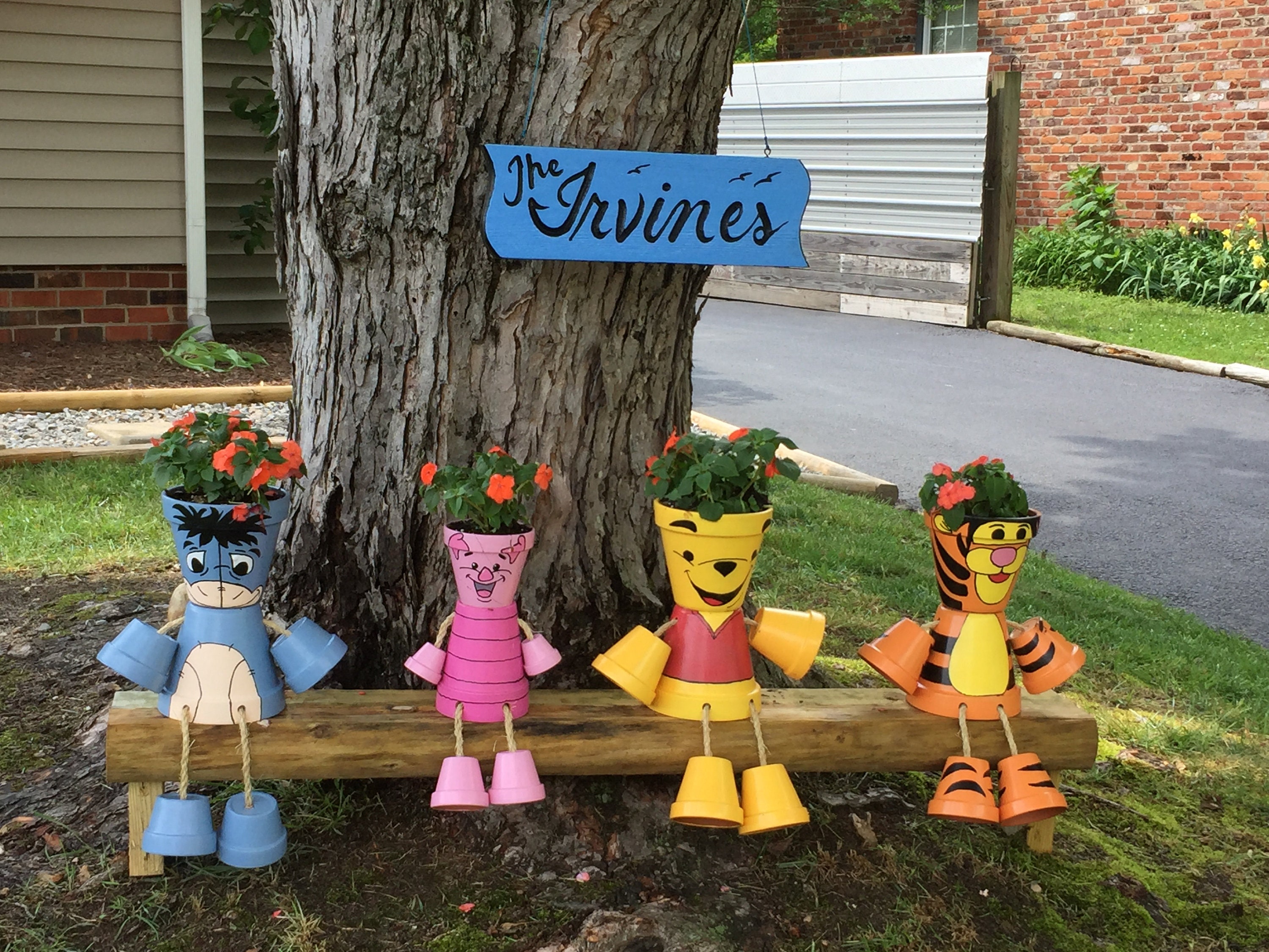 Flower Pot Characters Etsy
