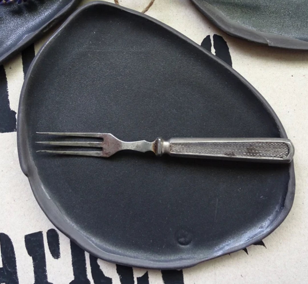 Handmade Dinner Plates Sceramic Dessert Plate Small Stoneware Etsy