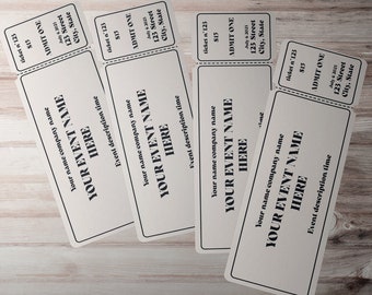 Editable Event Ticket Templates DIY Printables for Every Occasion Surprise Getaway Invitations Customizable Event Ticket Instant Download