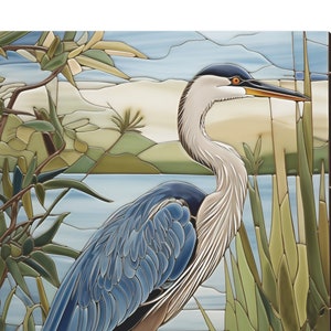 14+ Metal Heron Wall Art
