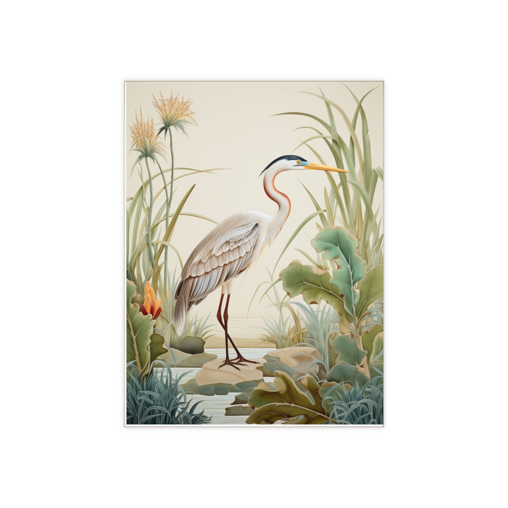 Grey Heron Tile Ceramic Grey Heron Tile or Mosaic. Etsy