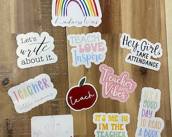 Teacher Sticker bundle - PICK 5 pack!