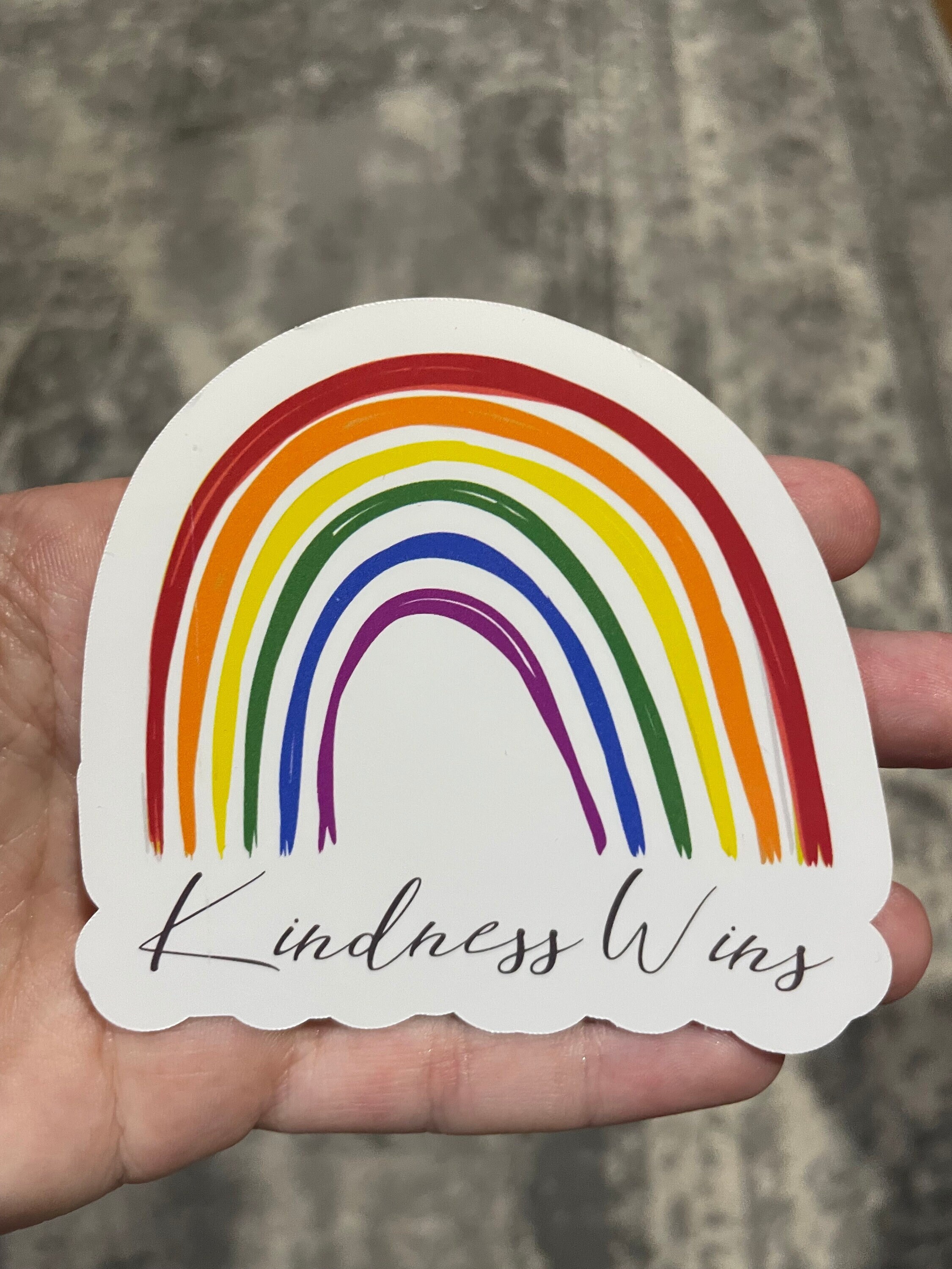 Kindness Wins sticker decal