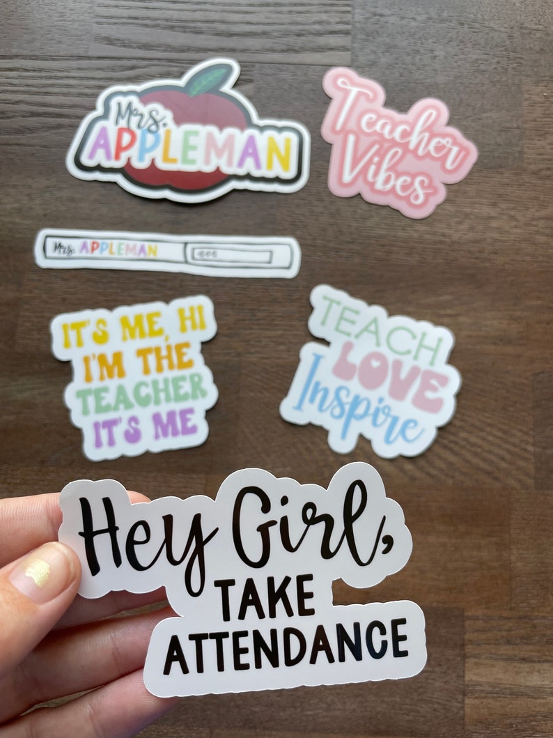 Hey Girl Take Attendance Sticker - Etsy