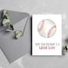 Baseball Birthday Card Printable Sports Bday Card Baseball Lover Gift ...