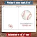 Baseball Birthday Card Printable Sports Bday Card Baseball Lover Gift ...