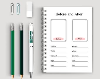 10 page Fitness Planner, Fitness Journal, Fitness Bundle, planner bundle, habit tracker, planner printable, planner bundle, printable bundle
