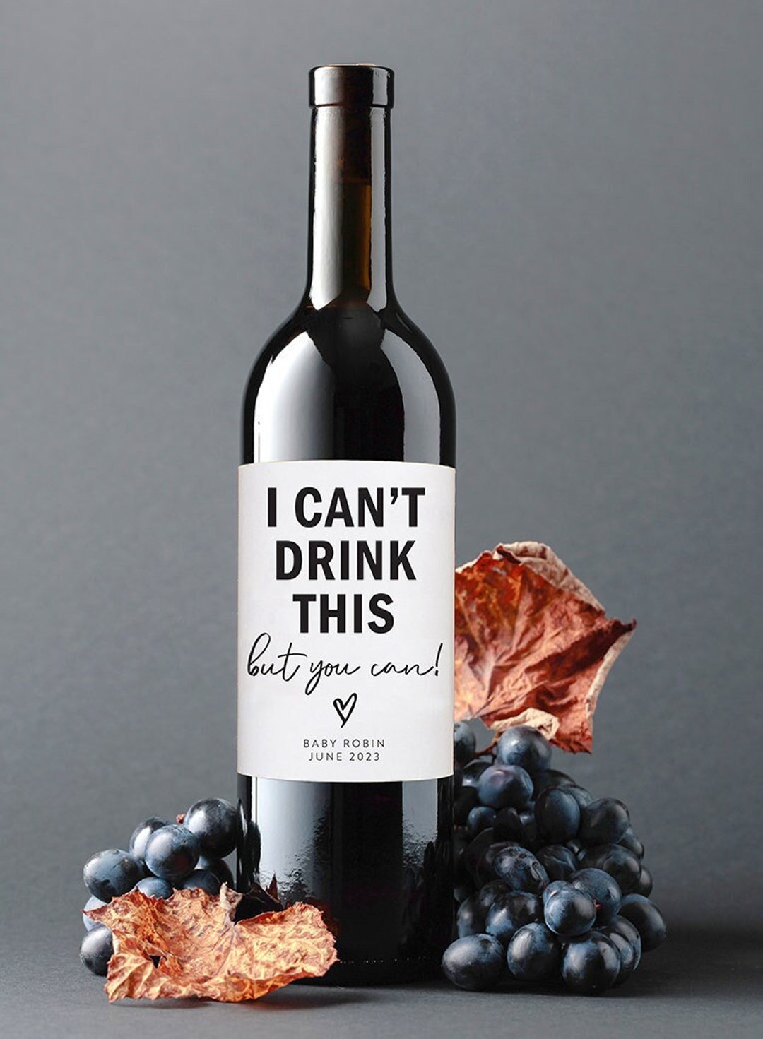 12 Pcs I Cant Drink This But You Can Pregnancy Announcement