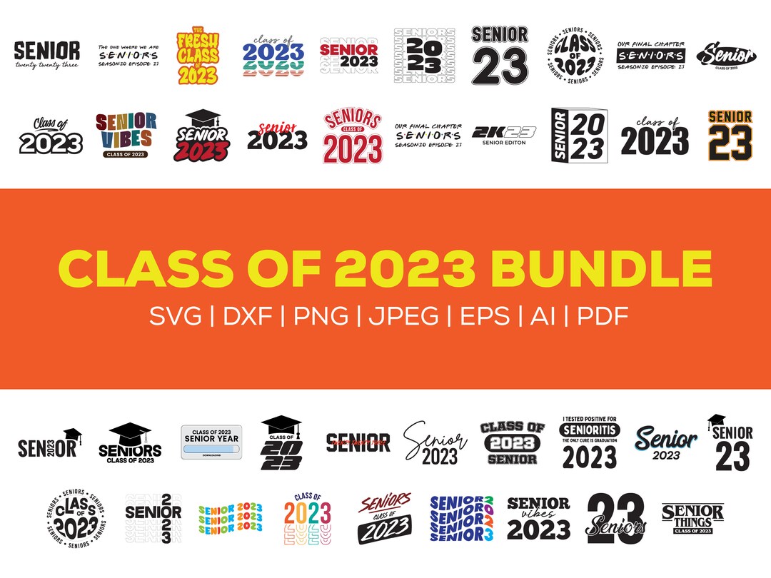 Class of 2023 SVG 2023 Grad Graduation Svg, Graduation 2023 SVG Bundle