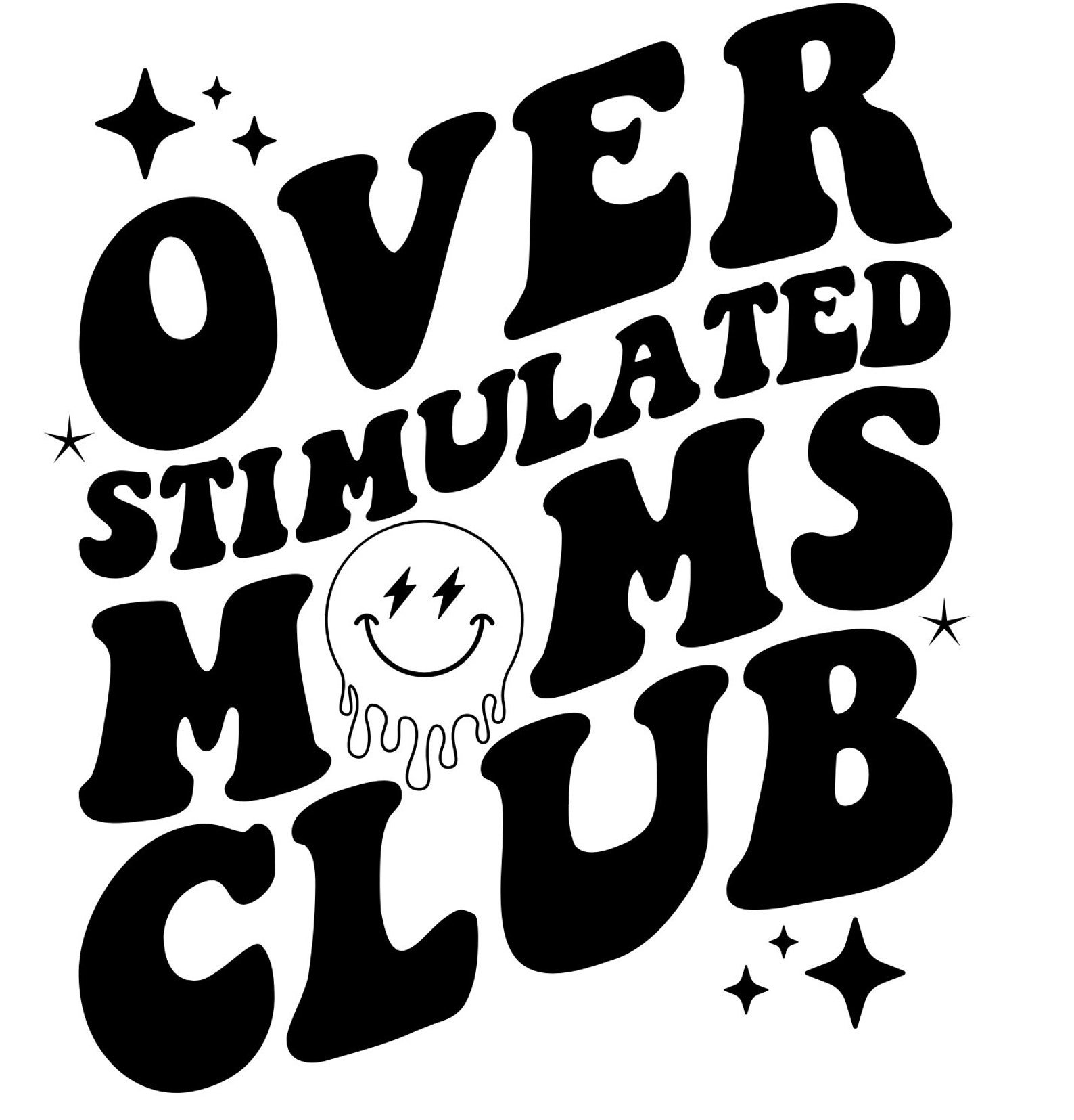 Overstimulated Moms Club Png Overstimulated Svg Etsy
