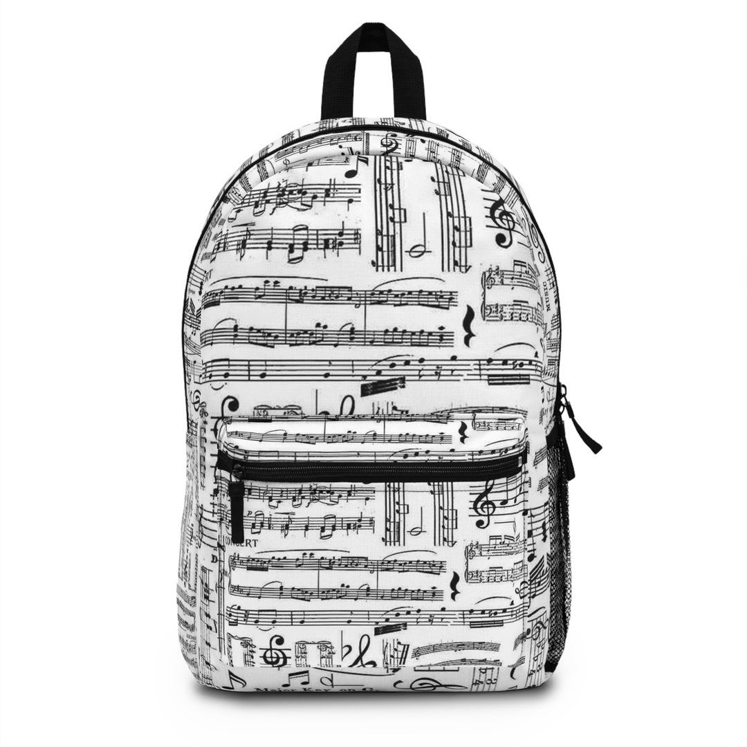Musical Note Back to School Backpack - Etsy