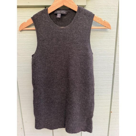 Marc Jacobs, vintage Marc Jacobs sleeveless sweater made in Italy cashmere silk size S