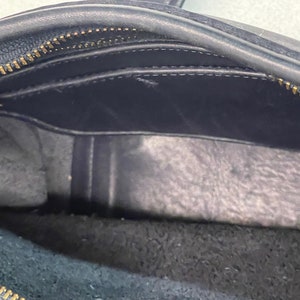 Vintage 90s Coach Blue Handbag Mode 9966 leather shoulder bag purse image 6