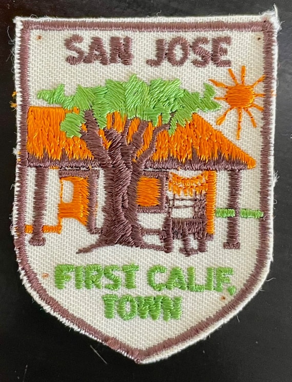 Vintage San Jose California sew on patch - image 1