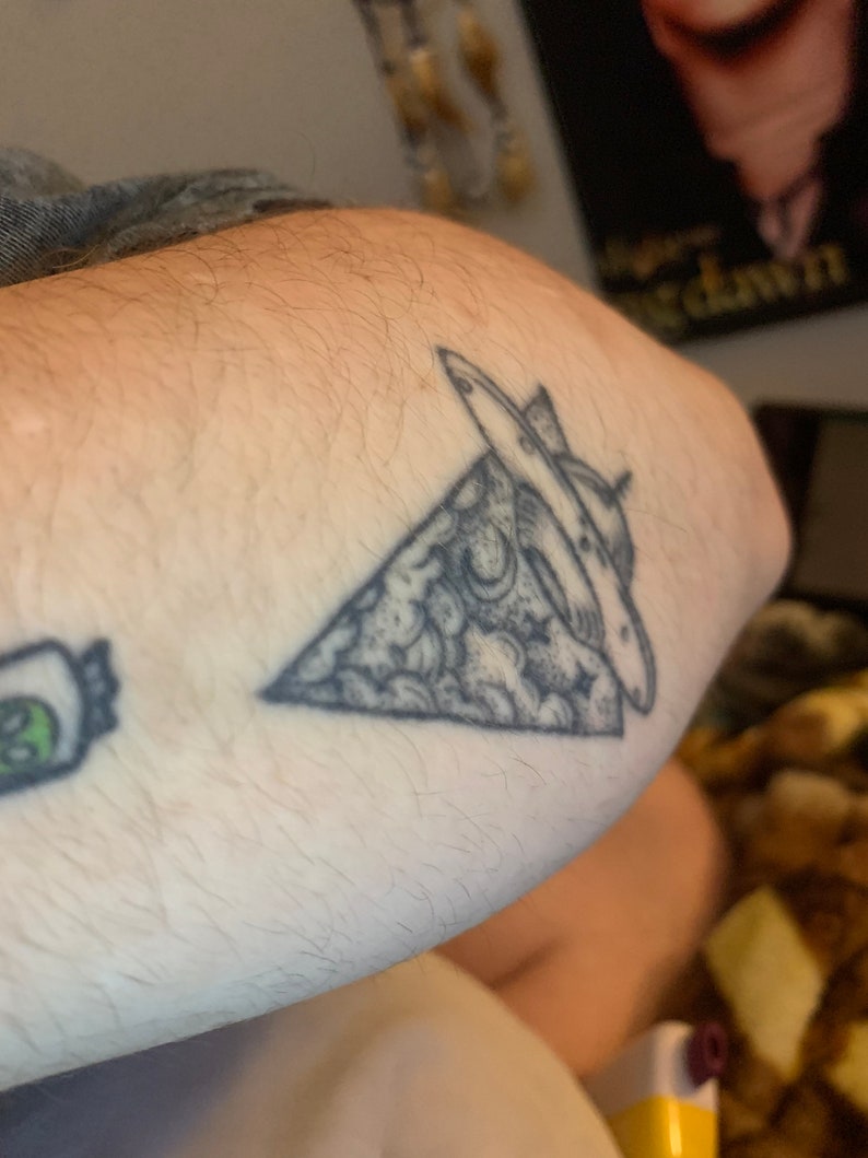 UFO Tattoo Design Etsy