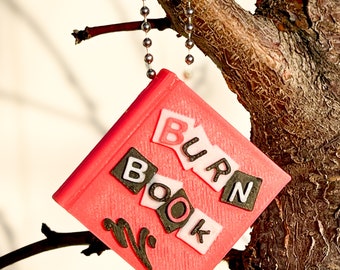 Mean Girls Inspired 3D Printed Burn Book Keychain