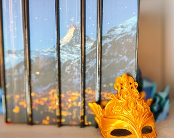 Golden Mask Replica: Nesta's Dread Trove, Fan Art, ACOTAR Bookshelf Decor